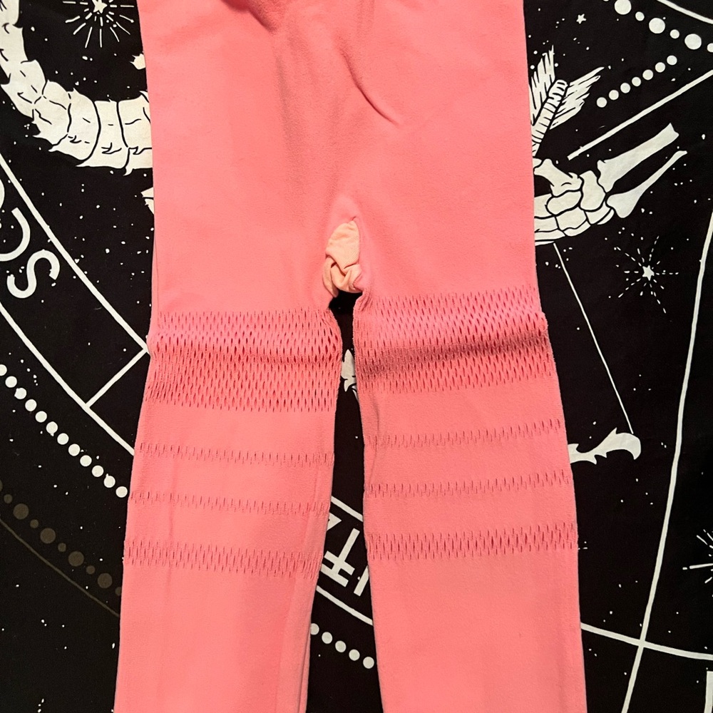 New BlackMilk Pink Sporty Stripes Hosiery